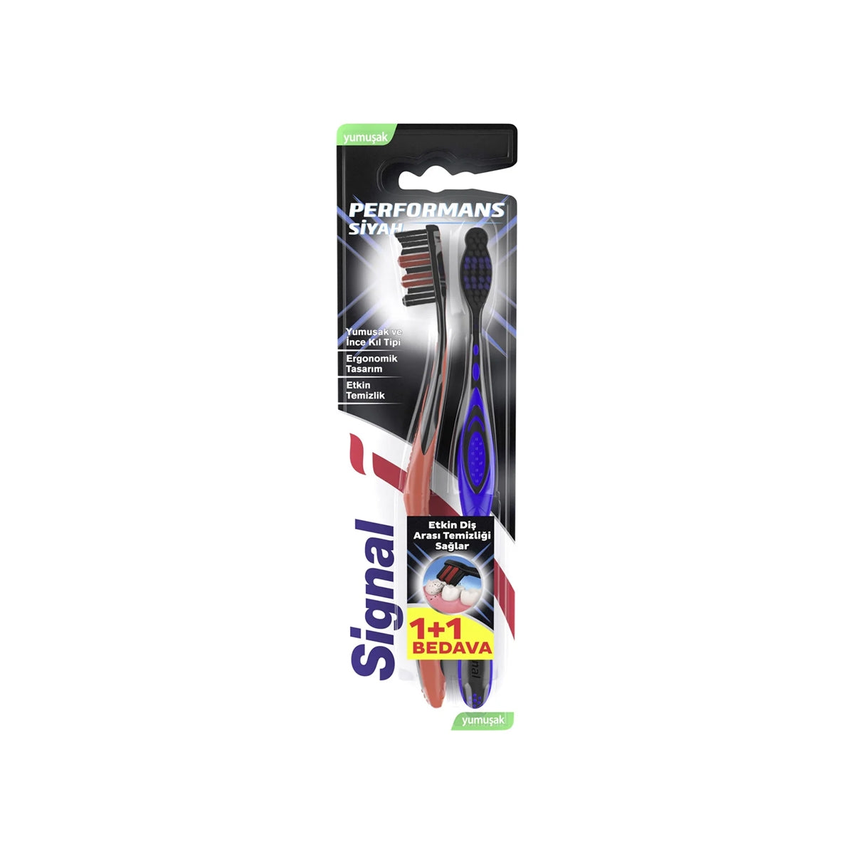 DİŞ FIRÇASI BLACK PERFORMANCE 1+1
