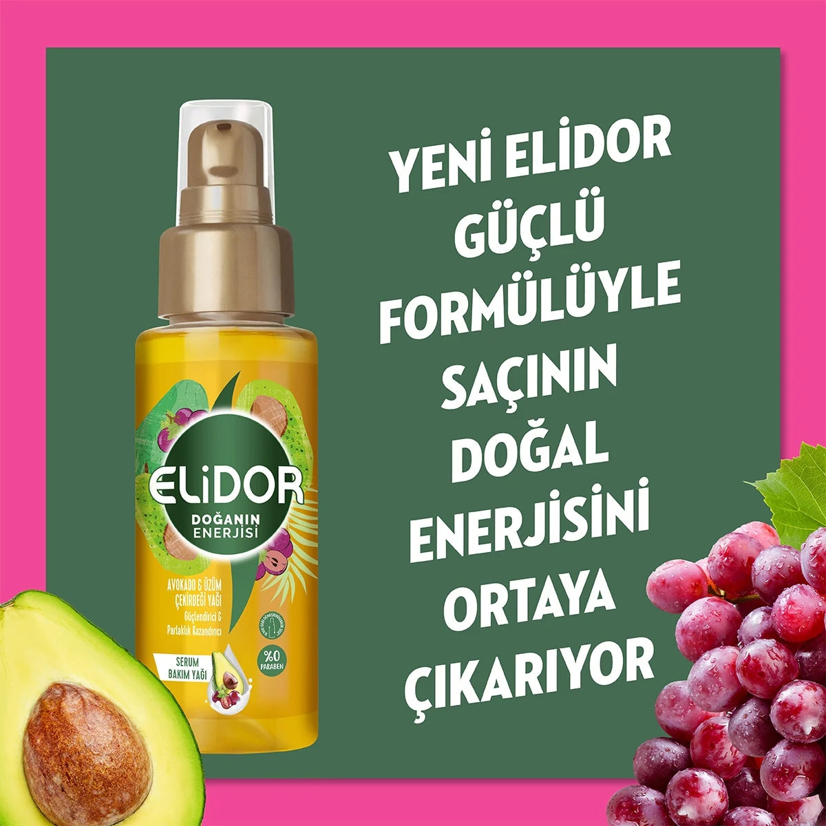 Doğanın Enerjisi Avokado Saç Bakım Yağı 80 Ml
