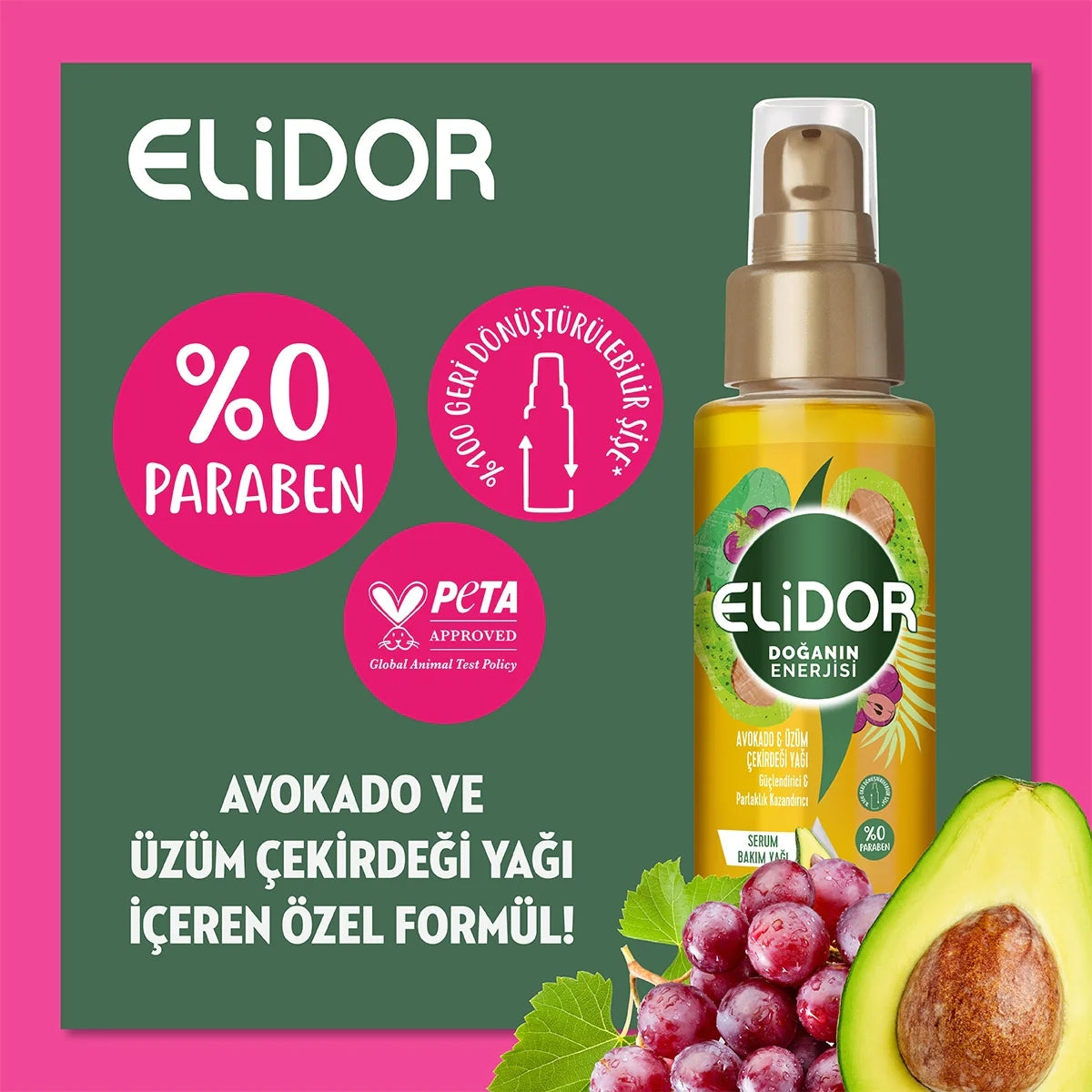 Doğanın Enerjisi Avokado Saç Bakım Yağı 80 Ml
