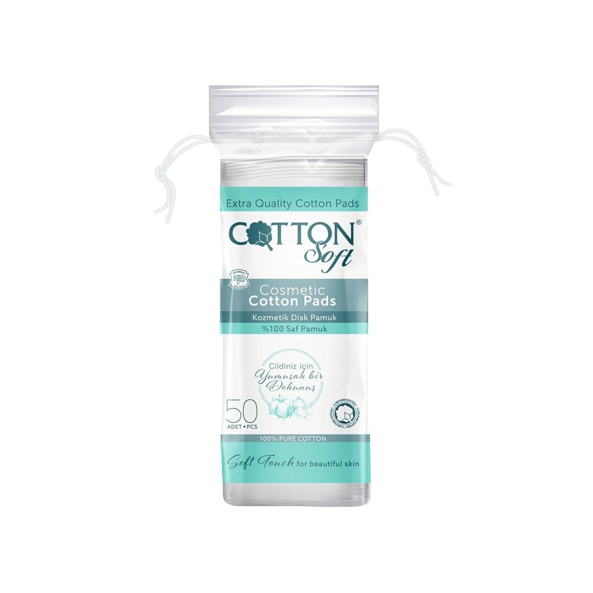 COTTON SOFT Disk Makyaj Pamuğu 50'li