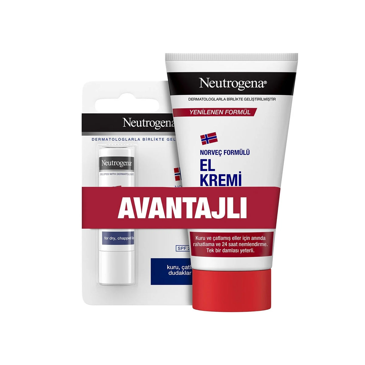 El Kremi 75 ml Parfümsüz+Dudak Nemlendirici 4,8 gr