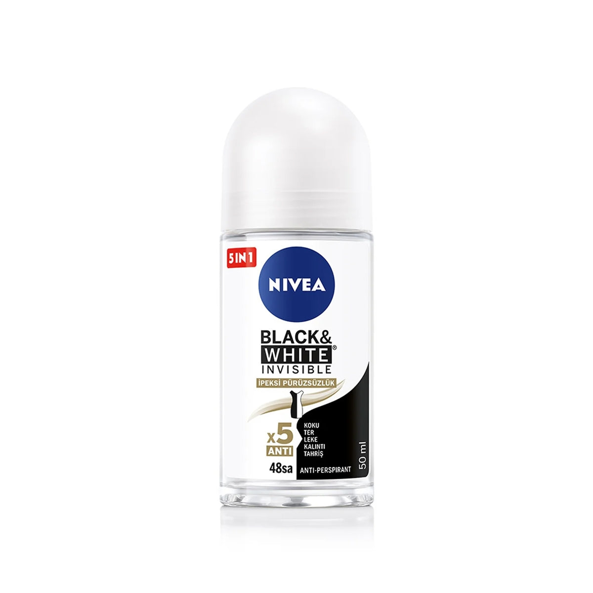 Black and White Invisible Kadın Roll-On 50 ml