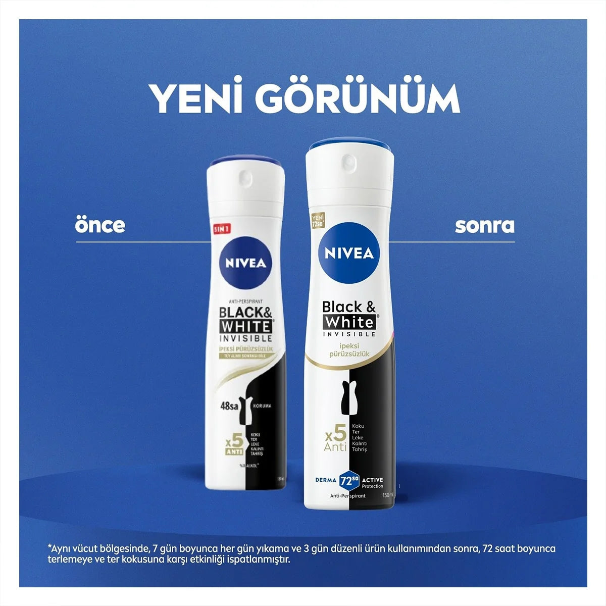 Black and White İpeksi Pürüzsüzlük Bayan Deodorant Sprey 150 ml