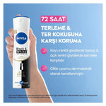 Black and White İpeksi Pürüzsüzlük Bayan Deodorant Sprey 150 ml