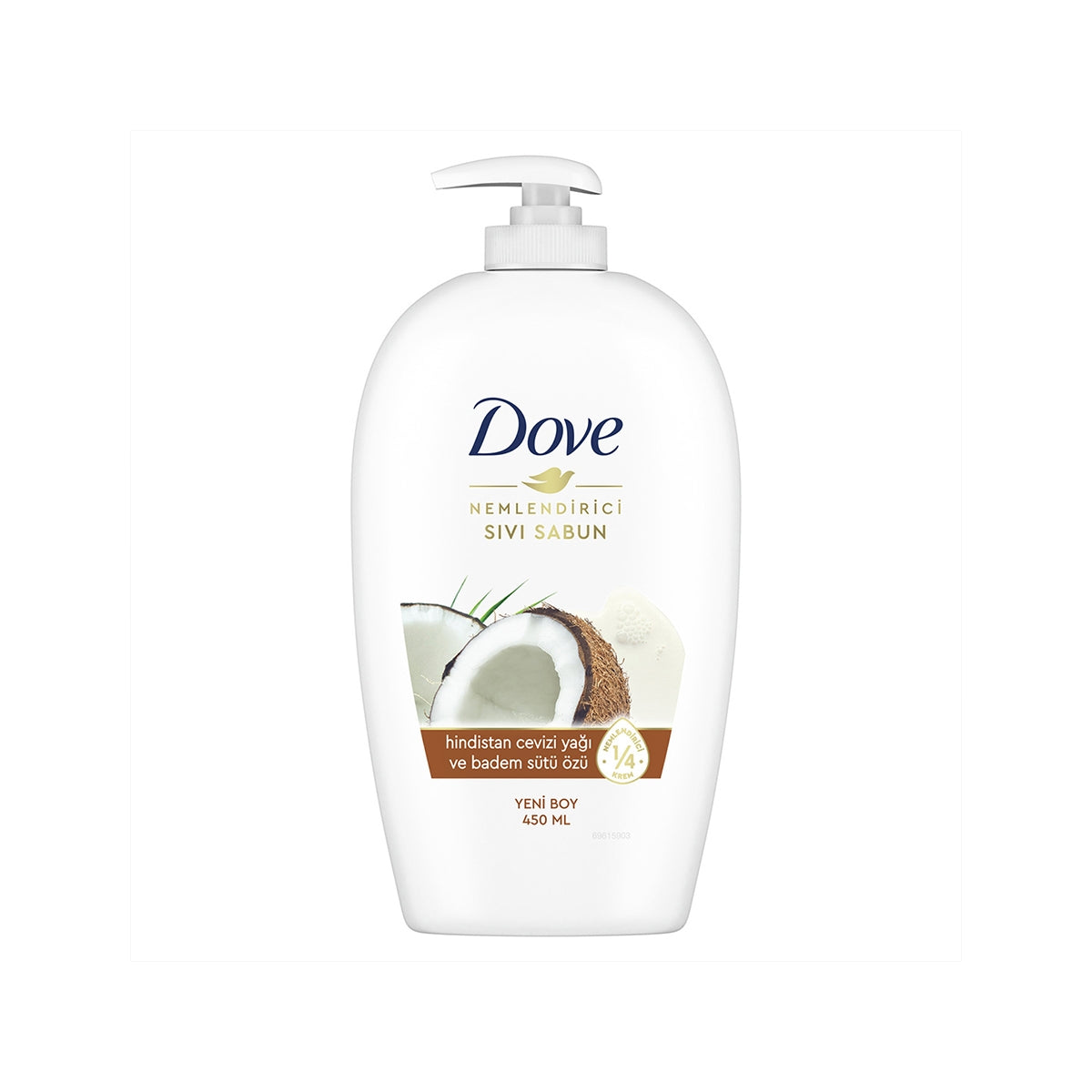 Sıvı Sabun Hindistan Cevizi Yağı Ve Badem Sütü 450 ml