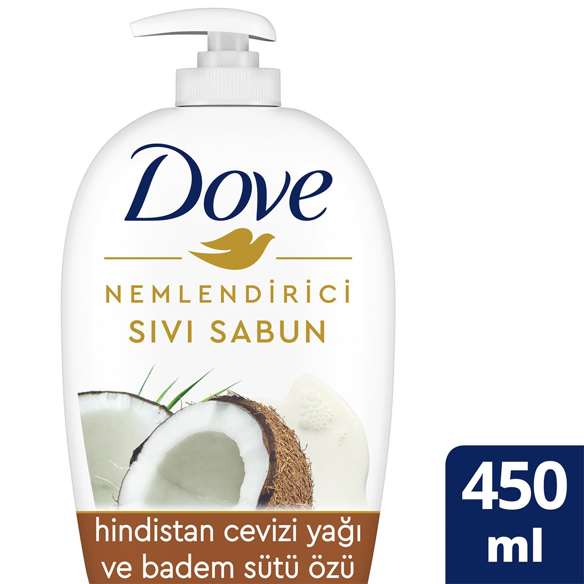 Sıvı Sabun Hindistan Cevizi Yağı Ve Badem Sütü 450 ml