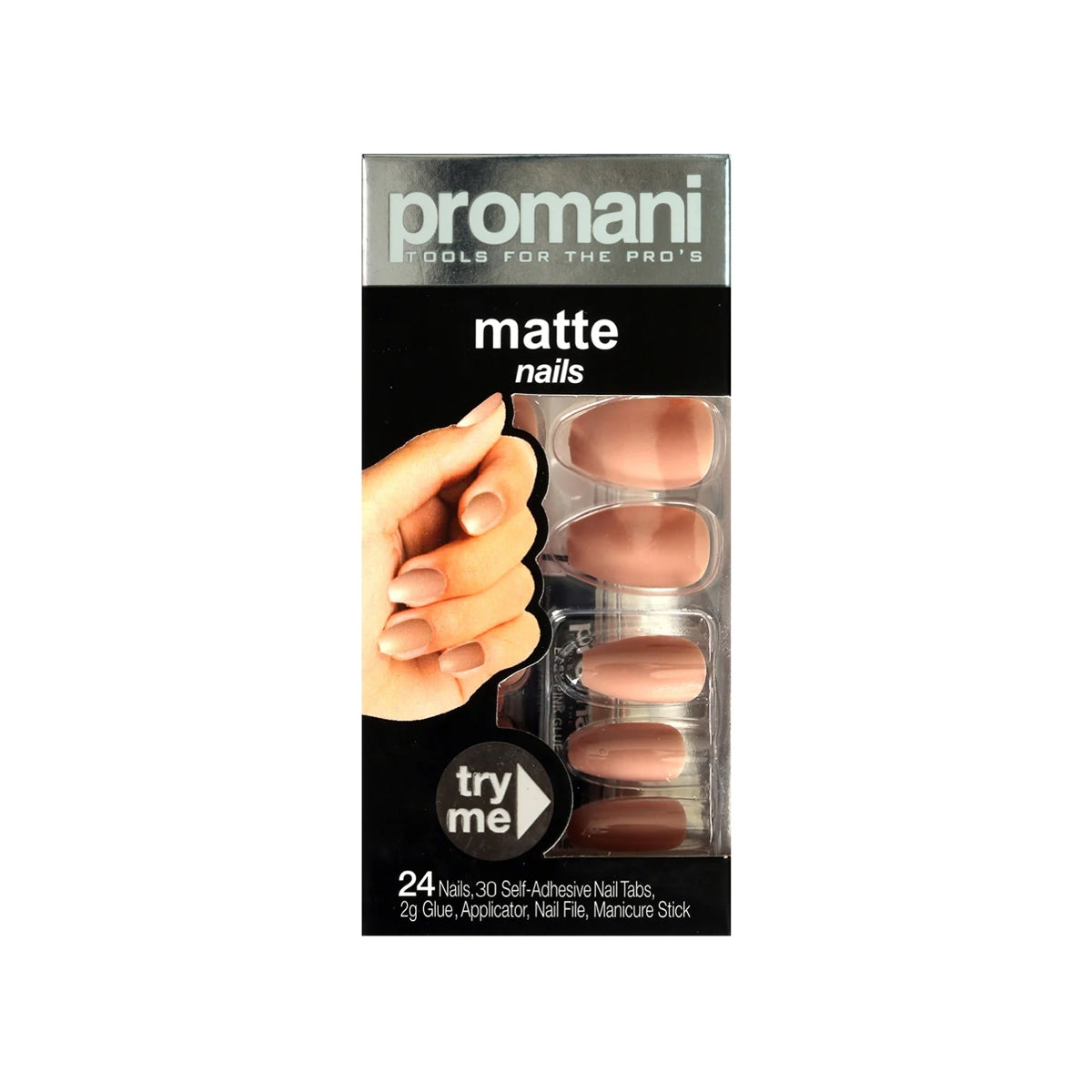 Matte Takma Tırnak Kiti Bej