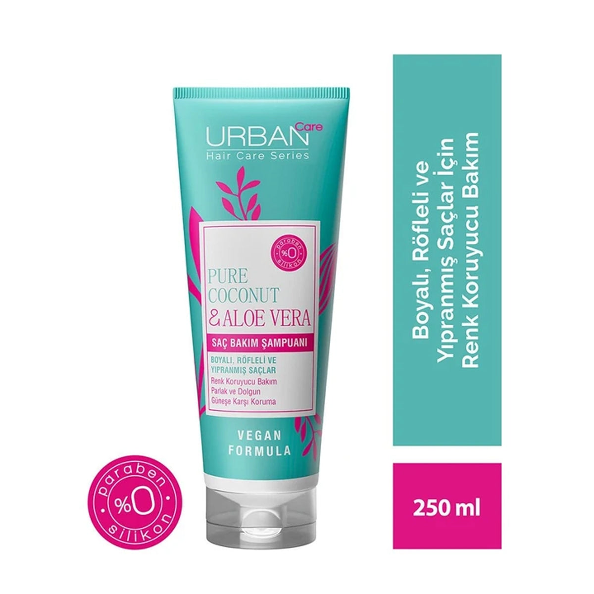 Pure Coconut Aloe Vera Şampuan 250 ml