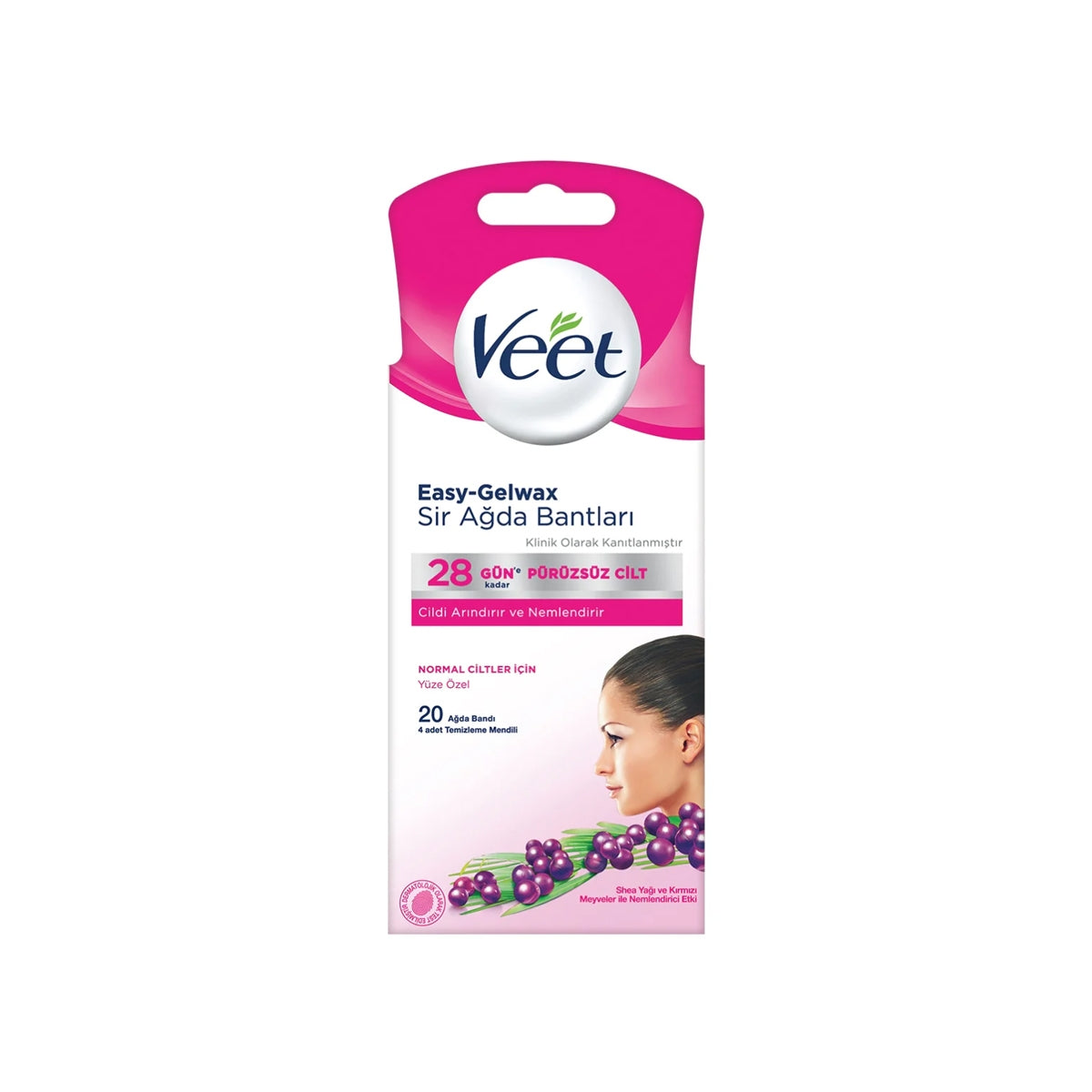 VEET Yüz İçin Ağda Bandı 20'li