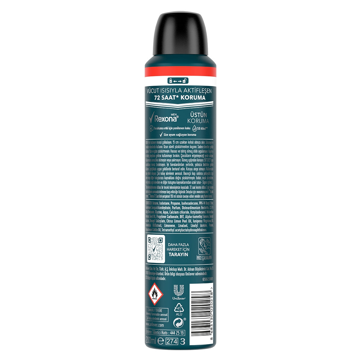 Erkek Deodorant Sprey Invisible B-W 200 ML