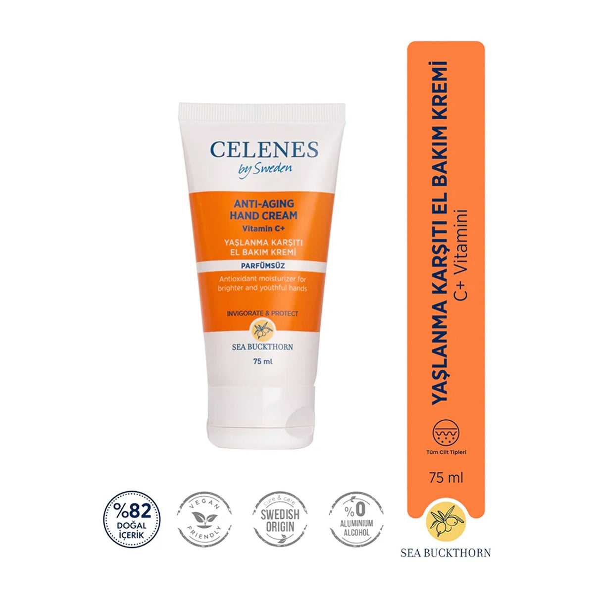 Sea Buckthorn Yaşlanma Karşıtı El Bakım Kremi 75 ml