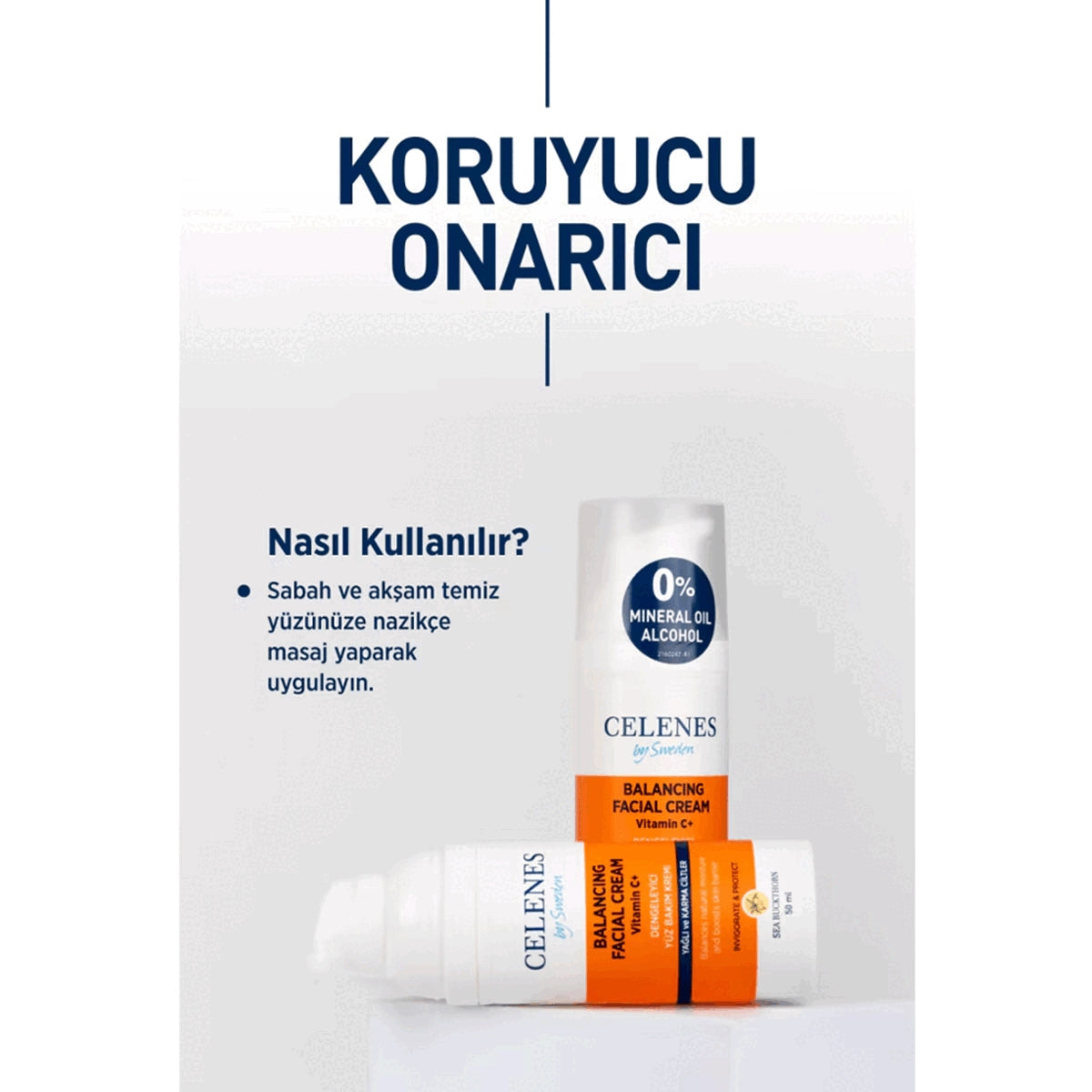 Sea Buckthorn Dengeleyici Yüz Kremi Yağlı ve Karma Ciltler 50 ml