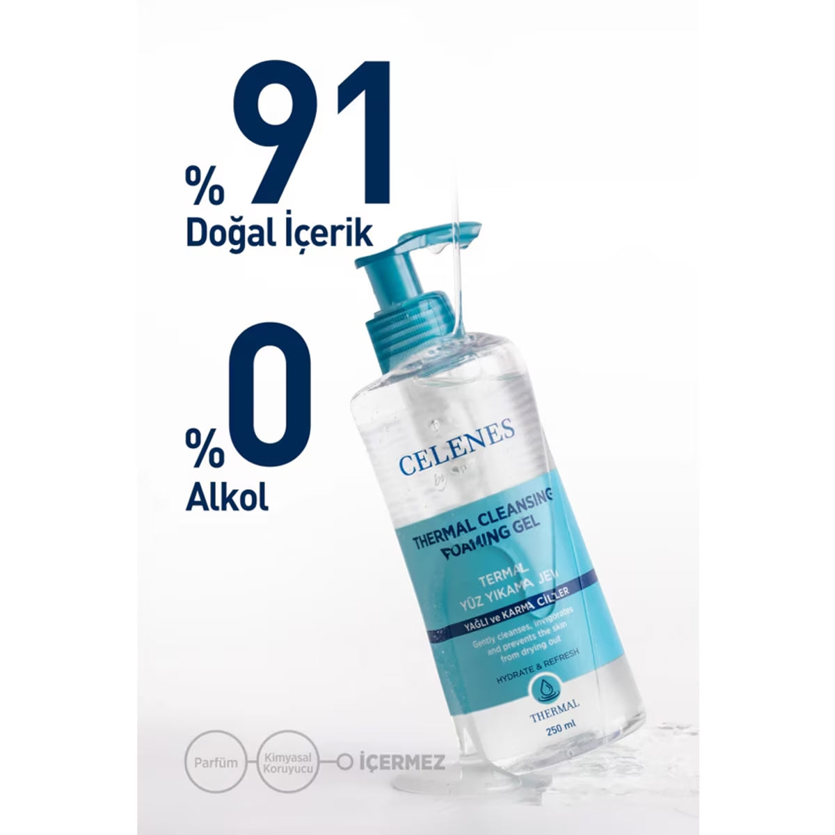 Thermal Yüz Temizleme Jeli Yağlı-Karma Ciltler 250 ml