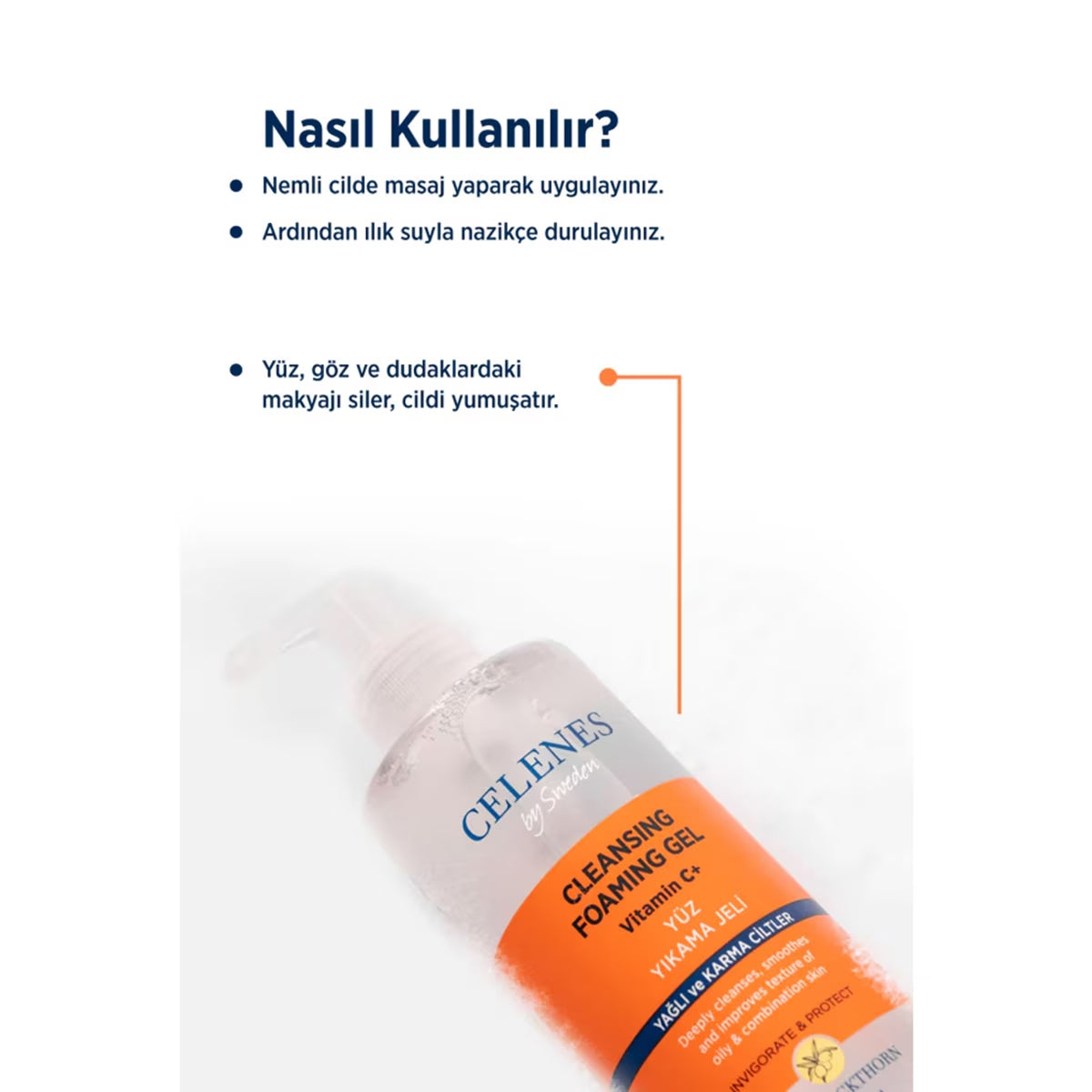 Sea Buckthorn Yüz Yıkama Jeli Yağlı ve Karma Ciltler 250 ml