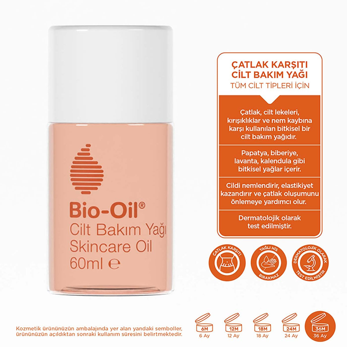 Cilt Bakım Yağı 60 ml