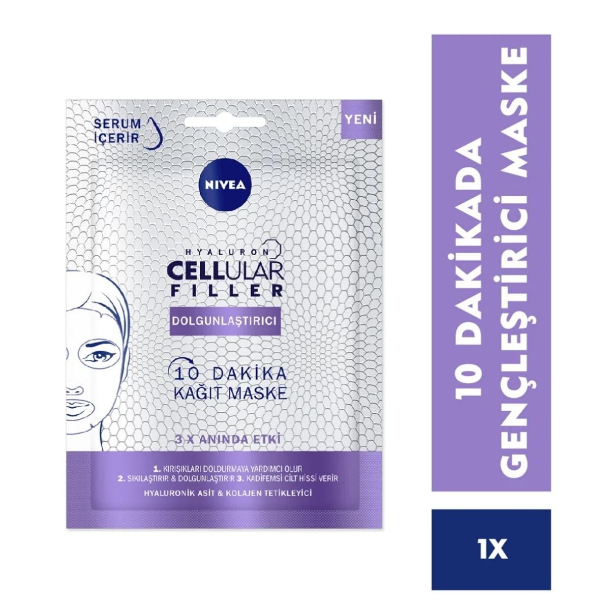 Cellular Filler Dolgunlaştırıcı Kağıt Maske 28 Gr