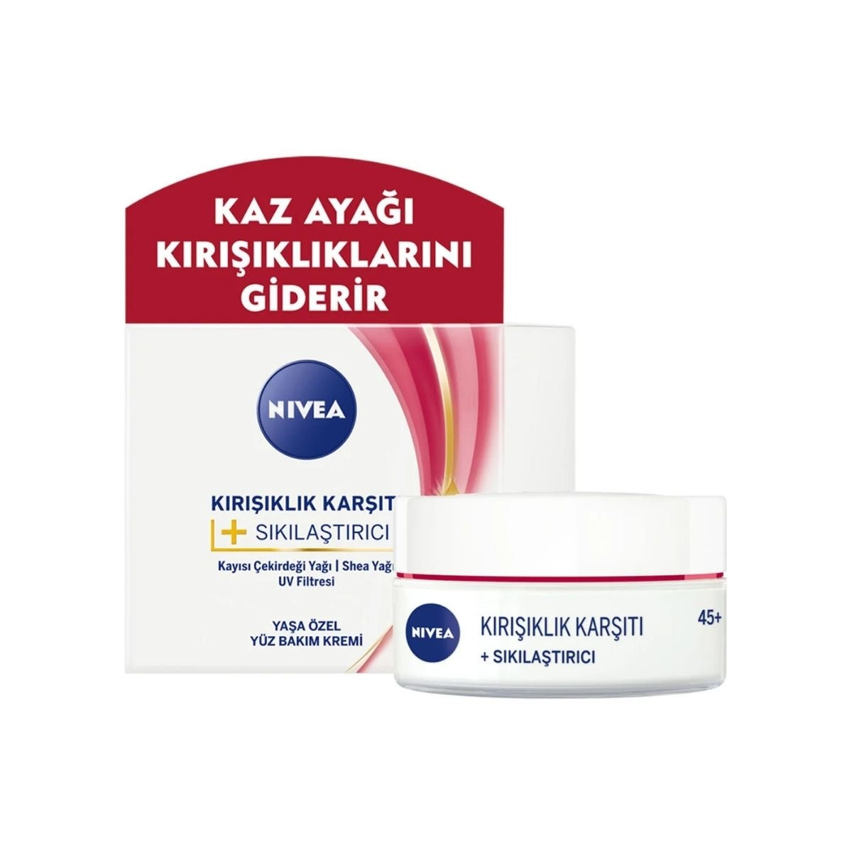 Kırışıklık Karşıtı + Sıkılaştırıcı Yaş: 45+ 50 ml