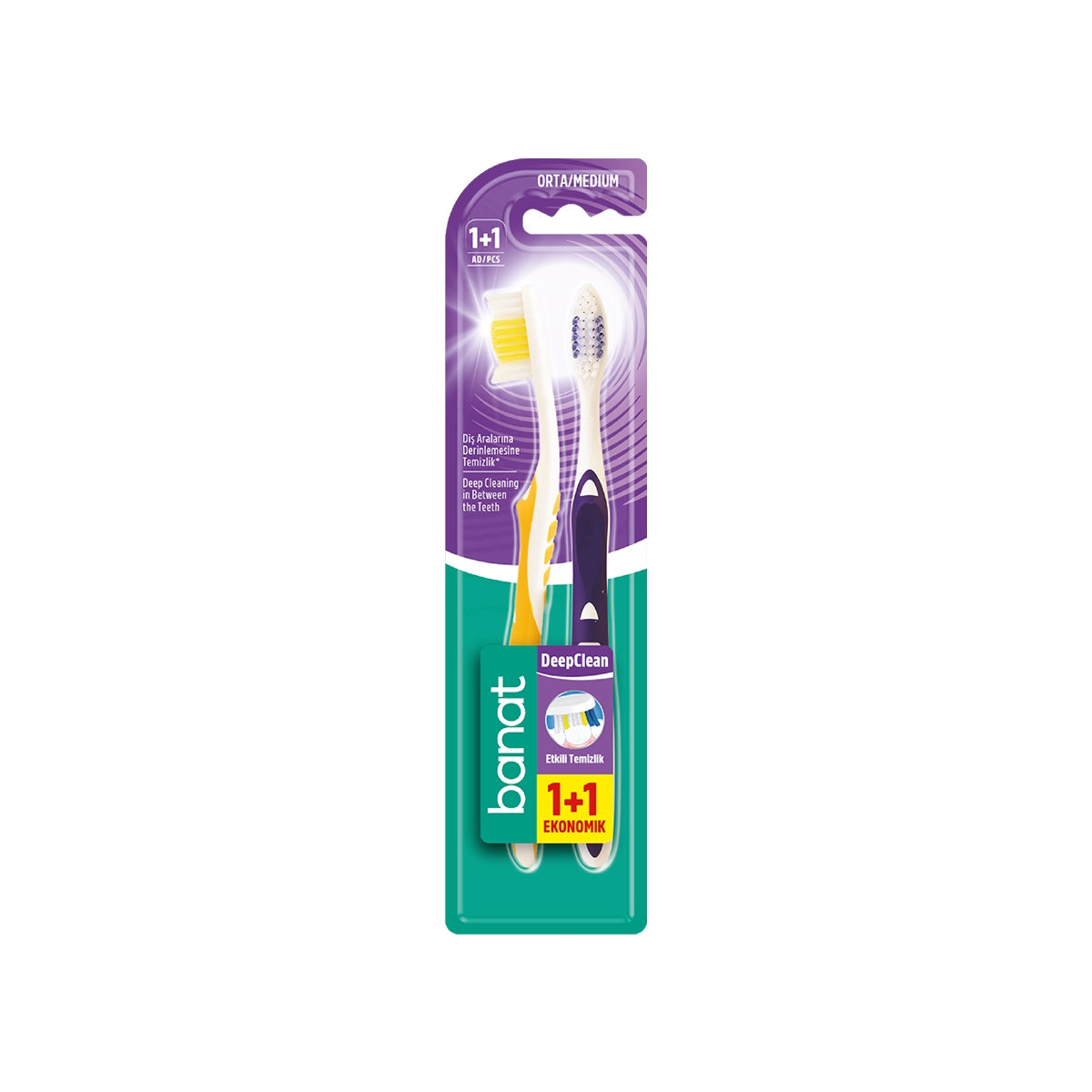 Deep Clean 1+1 Diş Fırçası