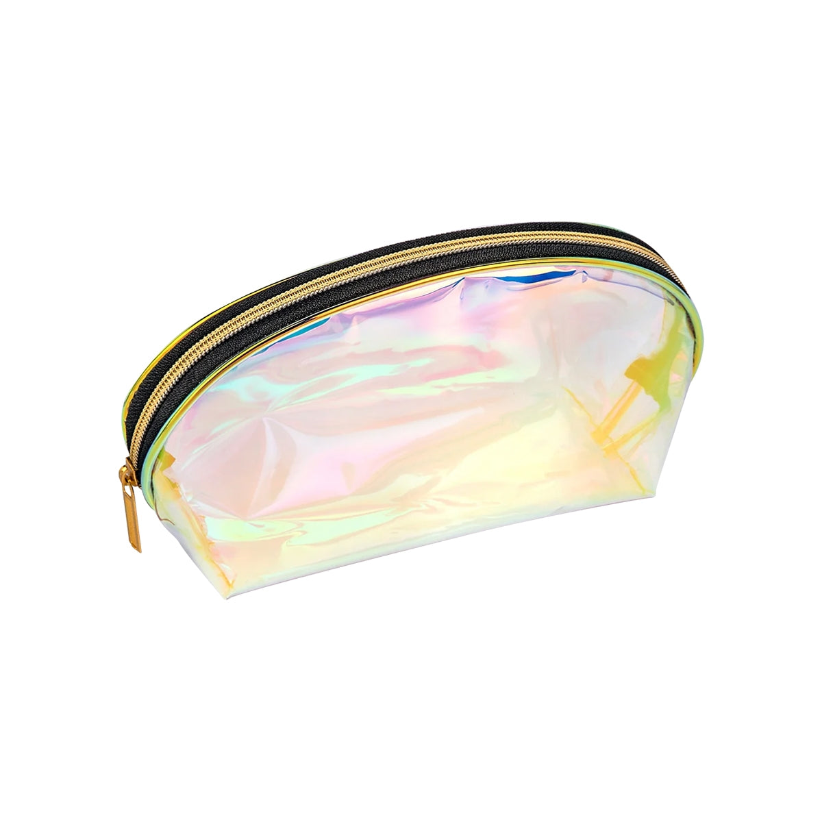 Şeffaf Hologram Büyük Çanta Sarı 1410 13x8x22,5 CM