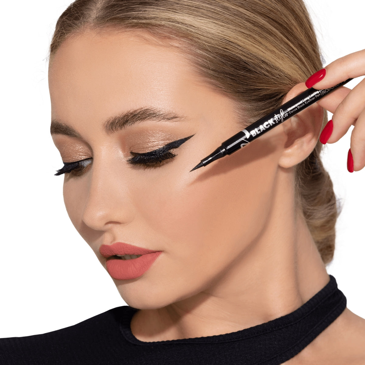 Profashion Black Styler Waterproof Long Lasting Dense Black Eyeliner
No:10