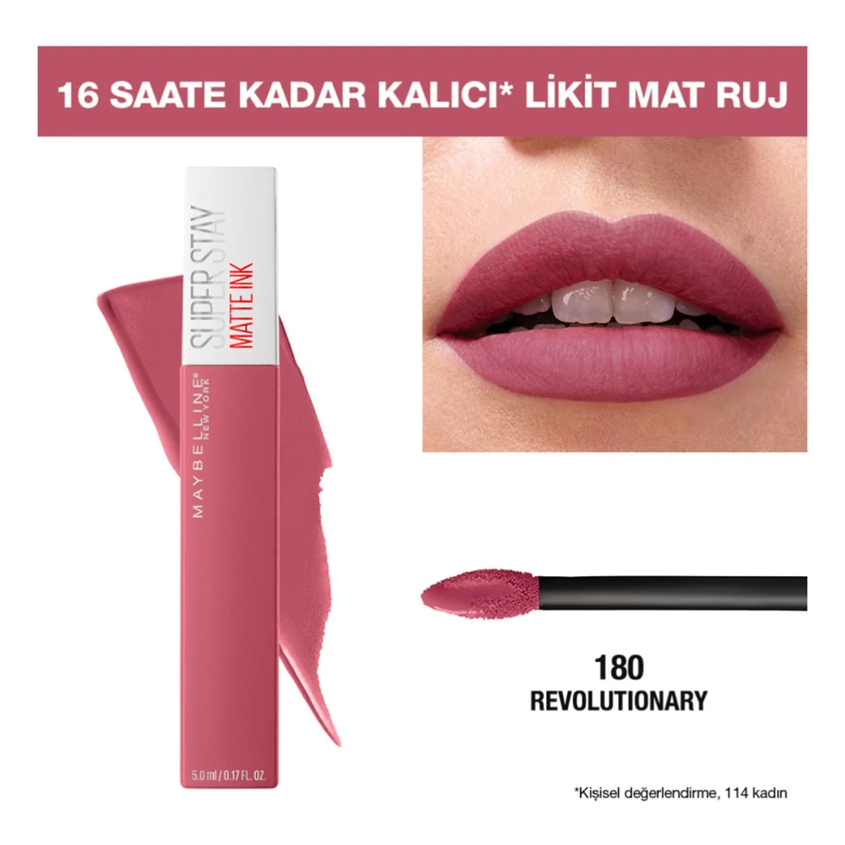 Sstay Matte Ink Pinks Ruj No 180 Revolu