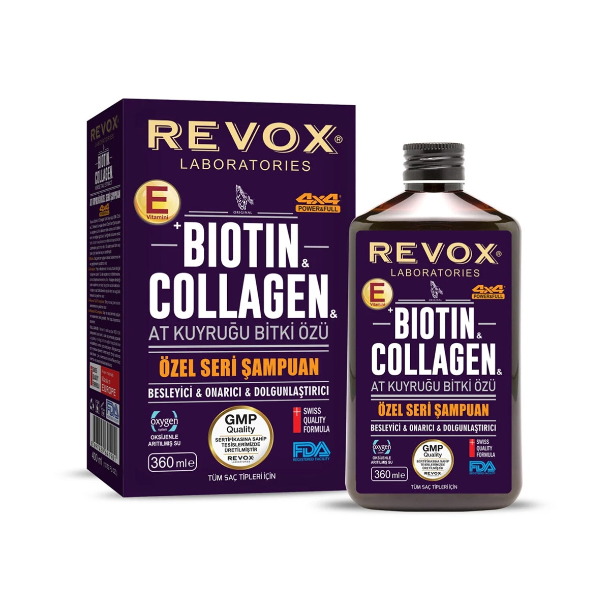 Eve Shop Biotin ve Collagen At Kuyruğu Şampuan 360 ml