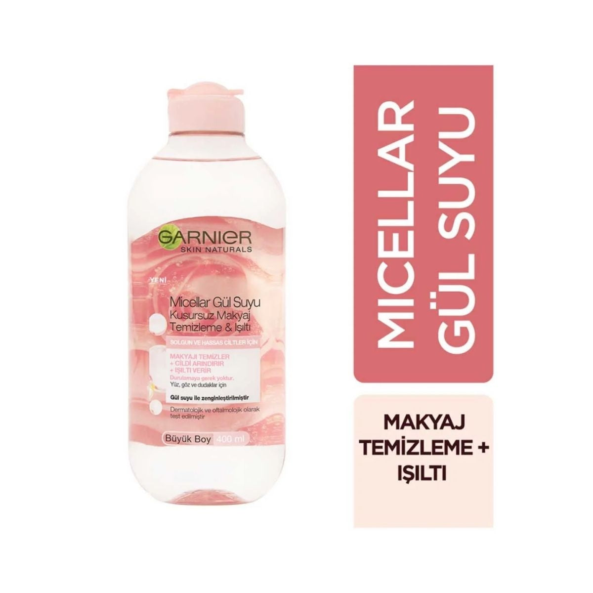 Micellar Gül Makyaj Temizleme Suyu 400 ml