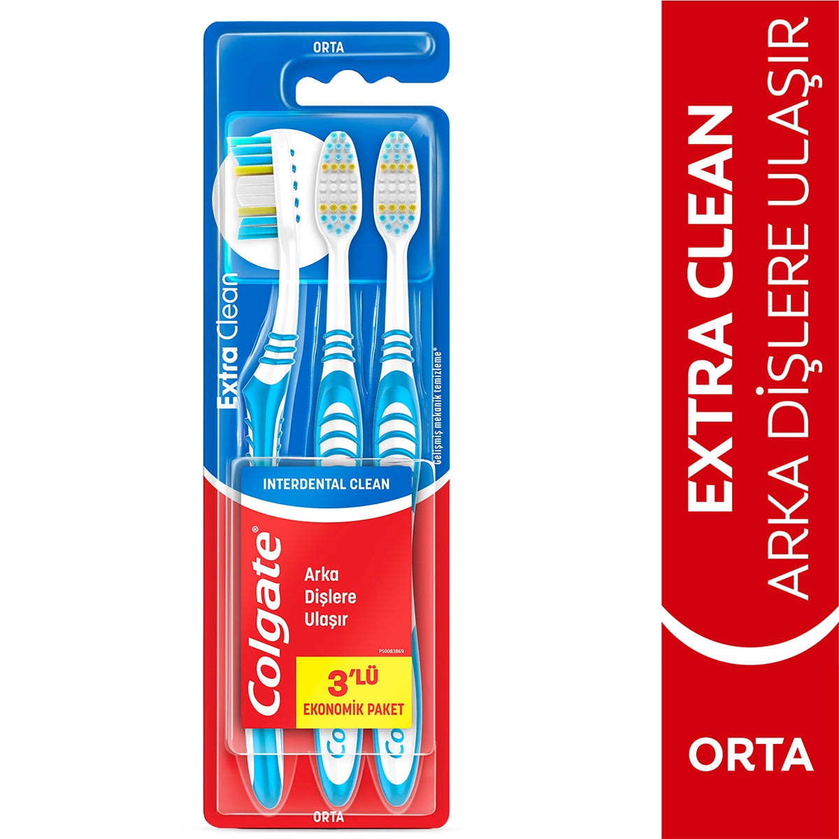 Diş Fırçası Extra Clean 2+1