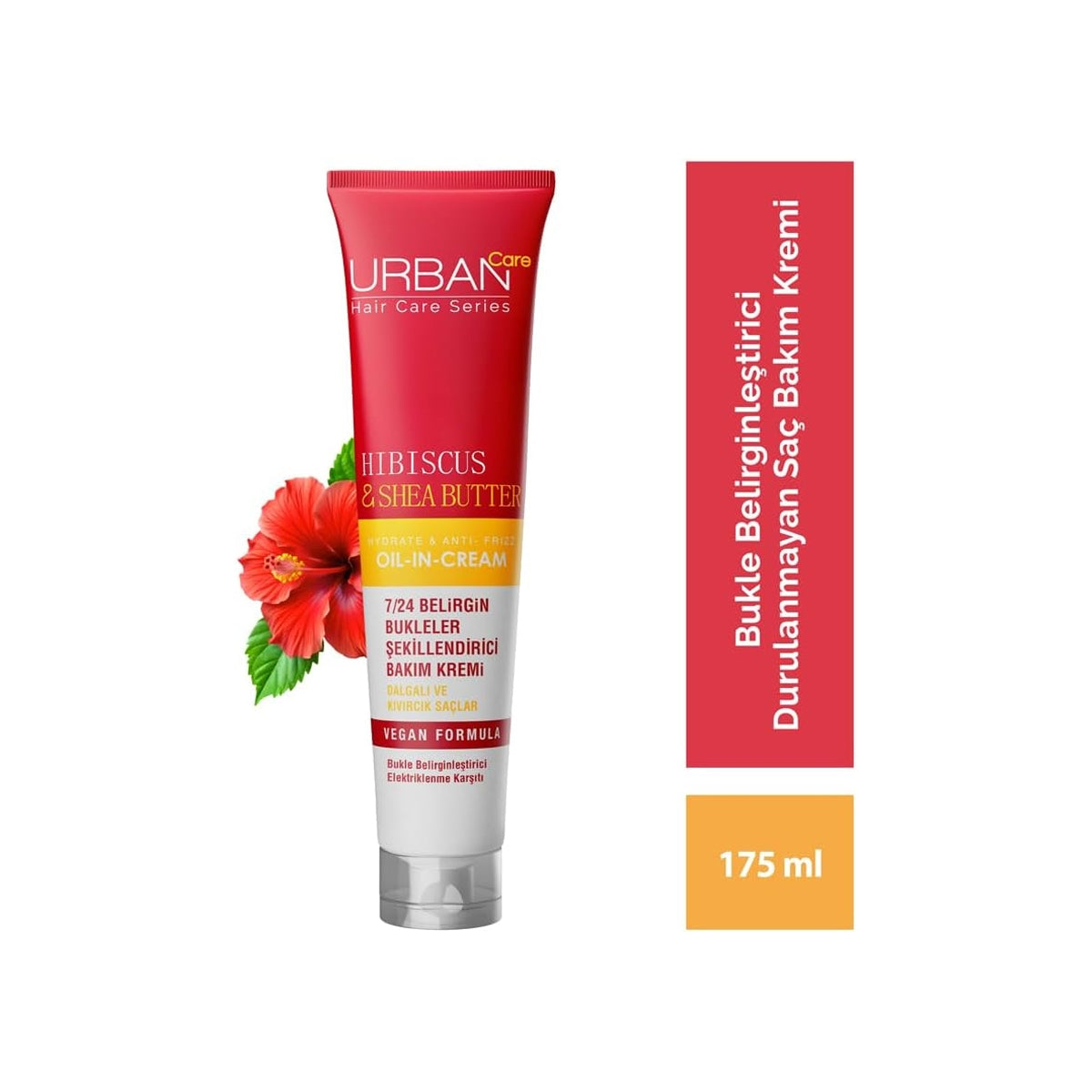 Twisted Curls Hibiscus - Shea Butter Kıvırcık ve Dalgalı Saçlara Özel
Durulanmayan Saç Bakım Kremi 175 ml