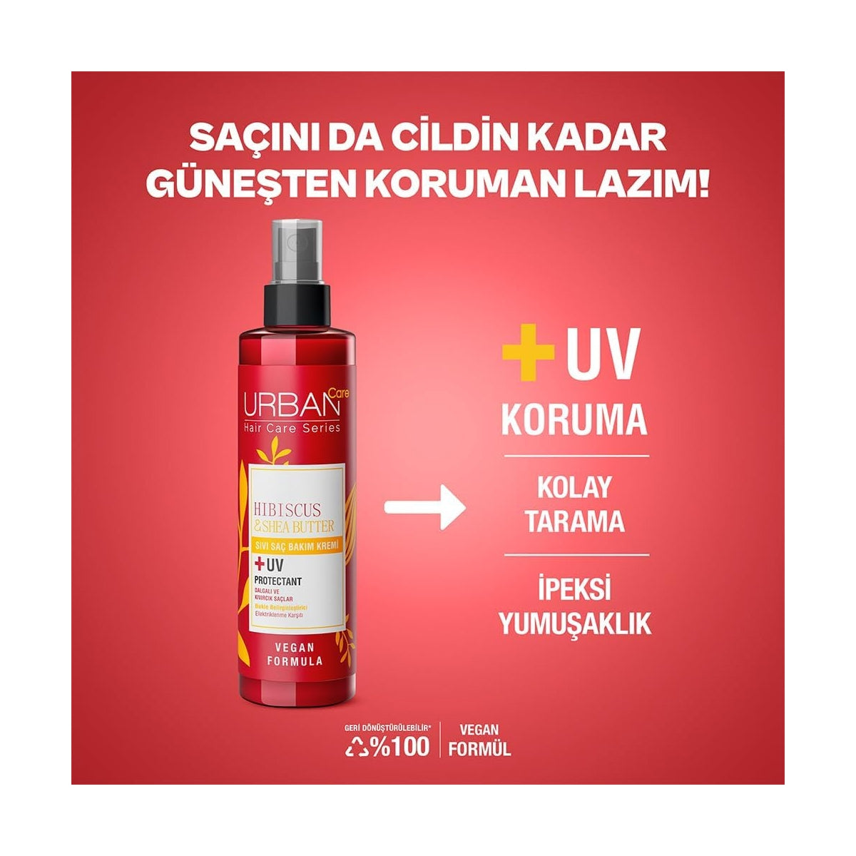 Curl Hibiscus Water ve She Butter Sıvı Saç Kremi 200 ml
