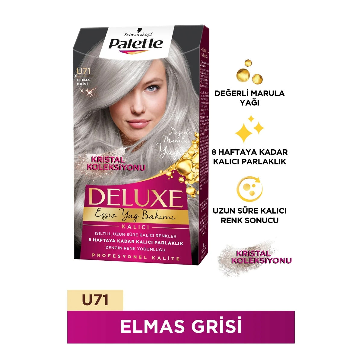 Saç Boyası Elmas Grisi U71
