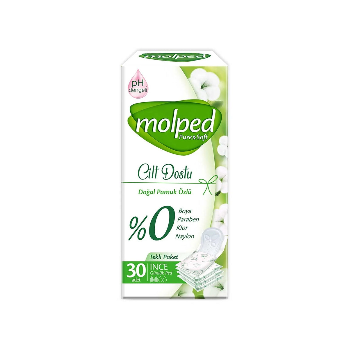 Pure and Soft Günlük Ped İnce 30'lu