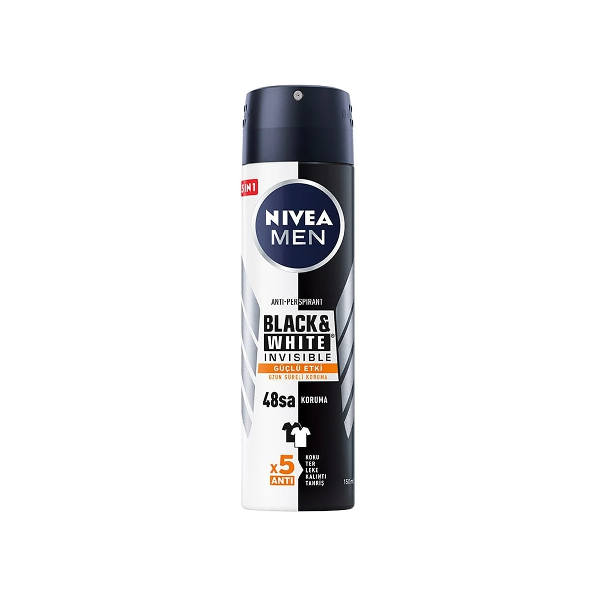 Nivea Deo Sprey Black and White Güçlü Etki Erkek