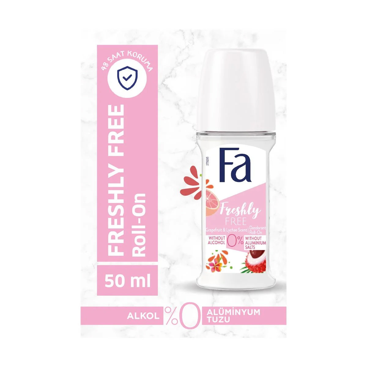 Freshly Free Grapefruit - Lychee Kadın Roll-on 50 ml