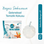 Banyo Lifi Beyaz Sabunlu