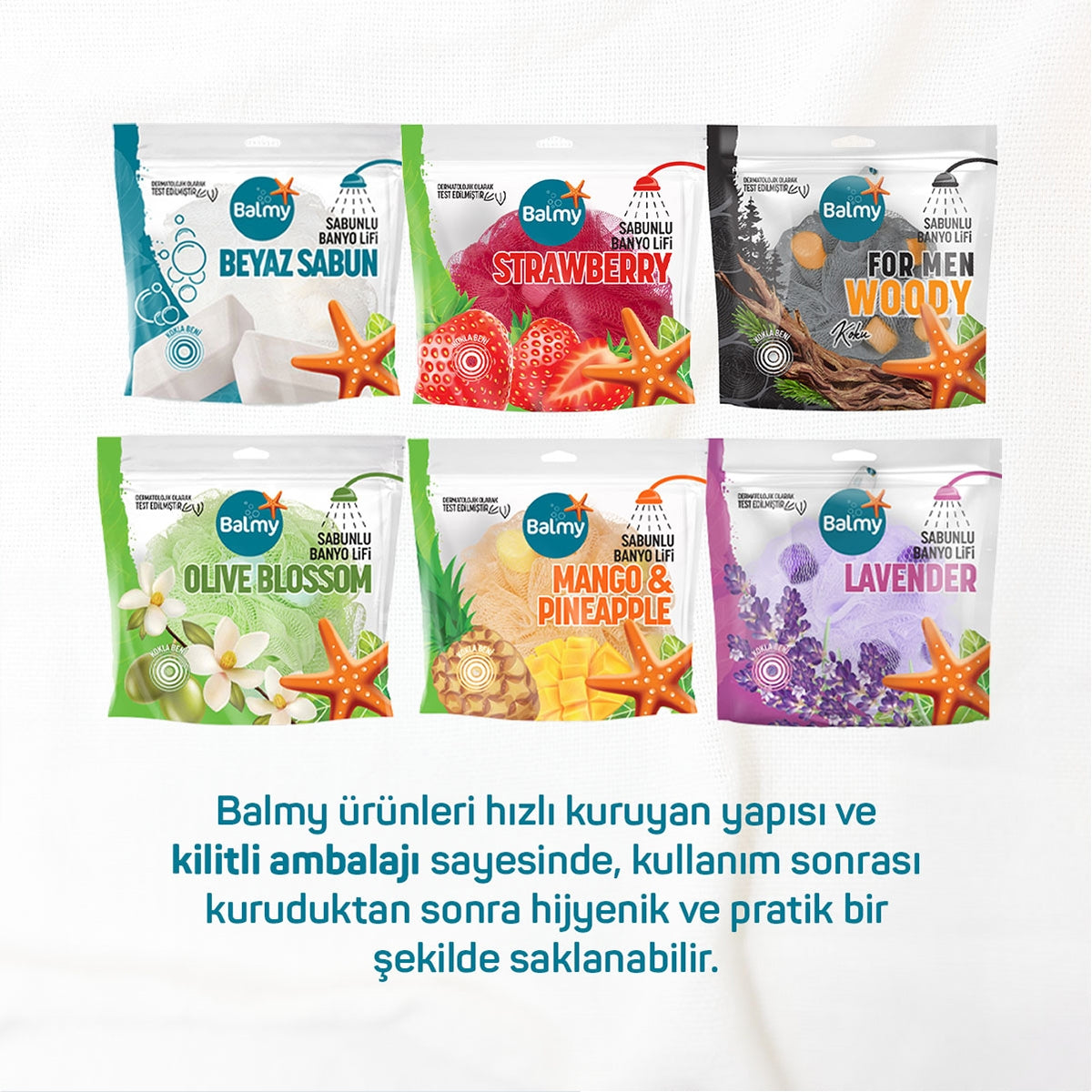 Banyo Lifi Beyaz Sabunlu
