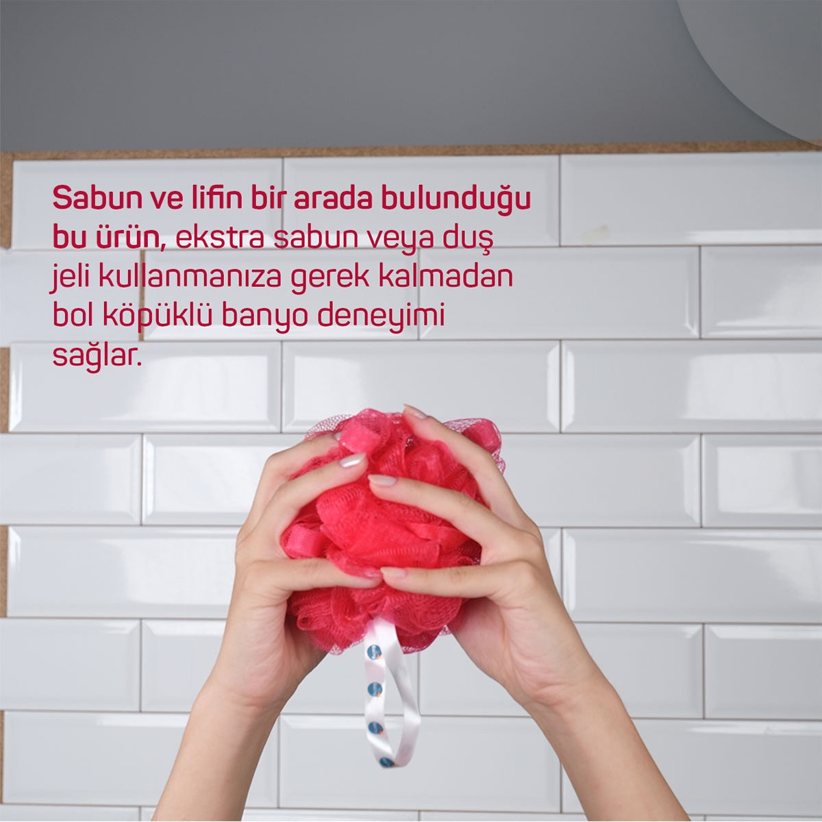 Banyo Lifi Çilek Sabunlu