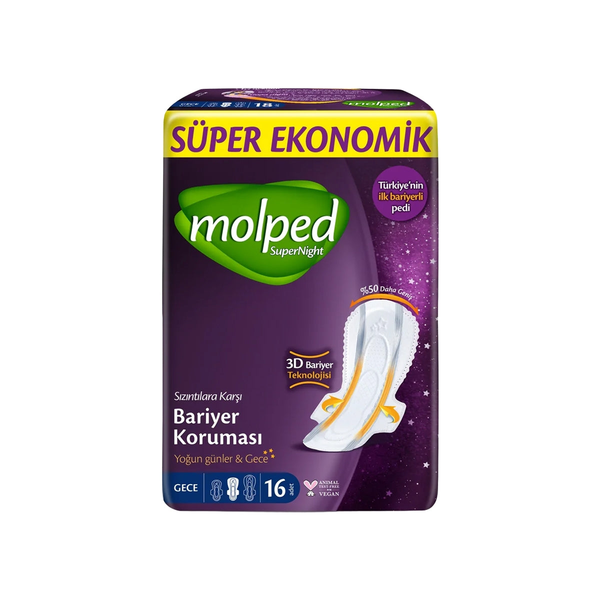 Supernight Süper Ekonomik Gece 16li
