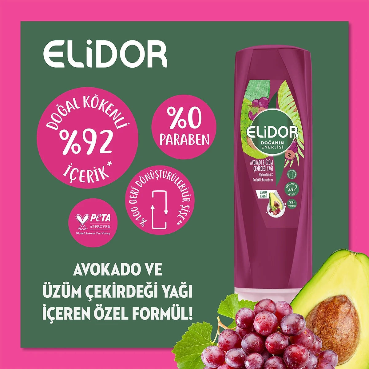 Doğanın Enerjisi Saç Kremi Avocado 350 ml
