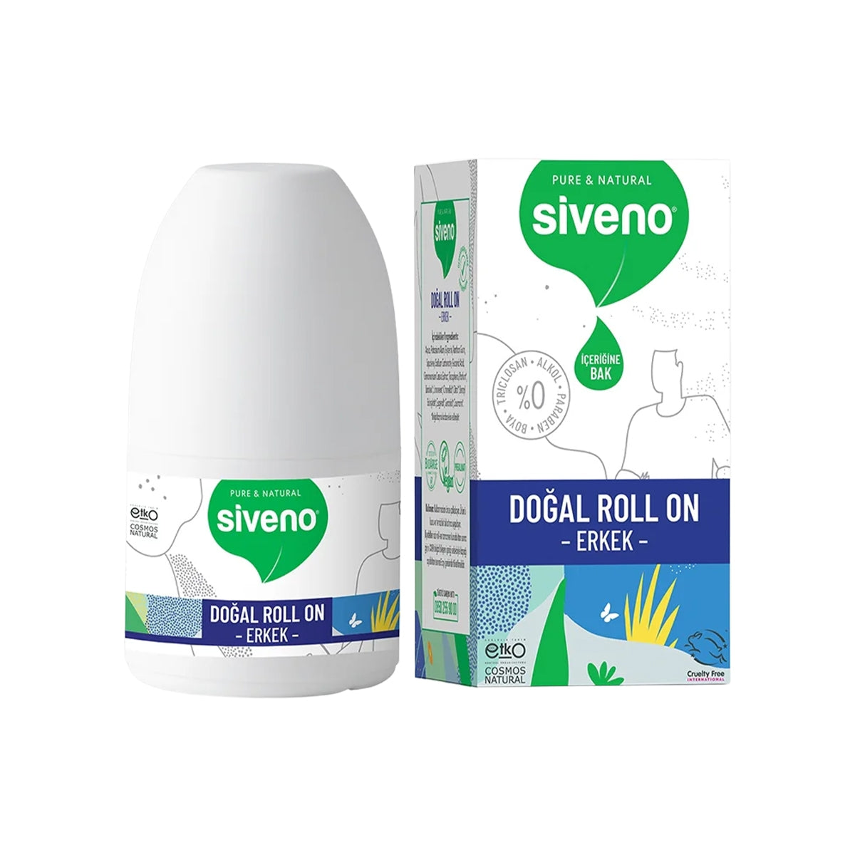 Doğal Roll On Erkekler İçin 50 ml
