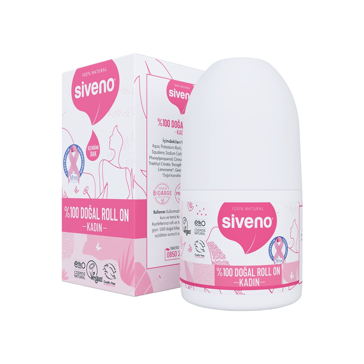 Doğal Roll On Kadınlar İçin 50 ml
