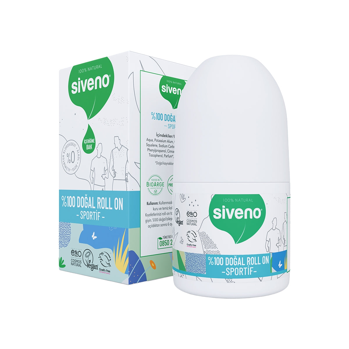 Doğal Roll On Sportive 50 ml