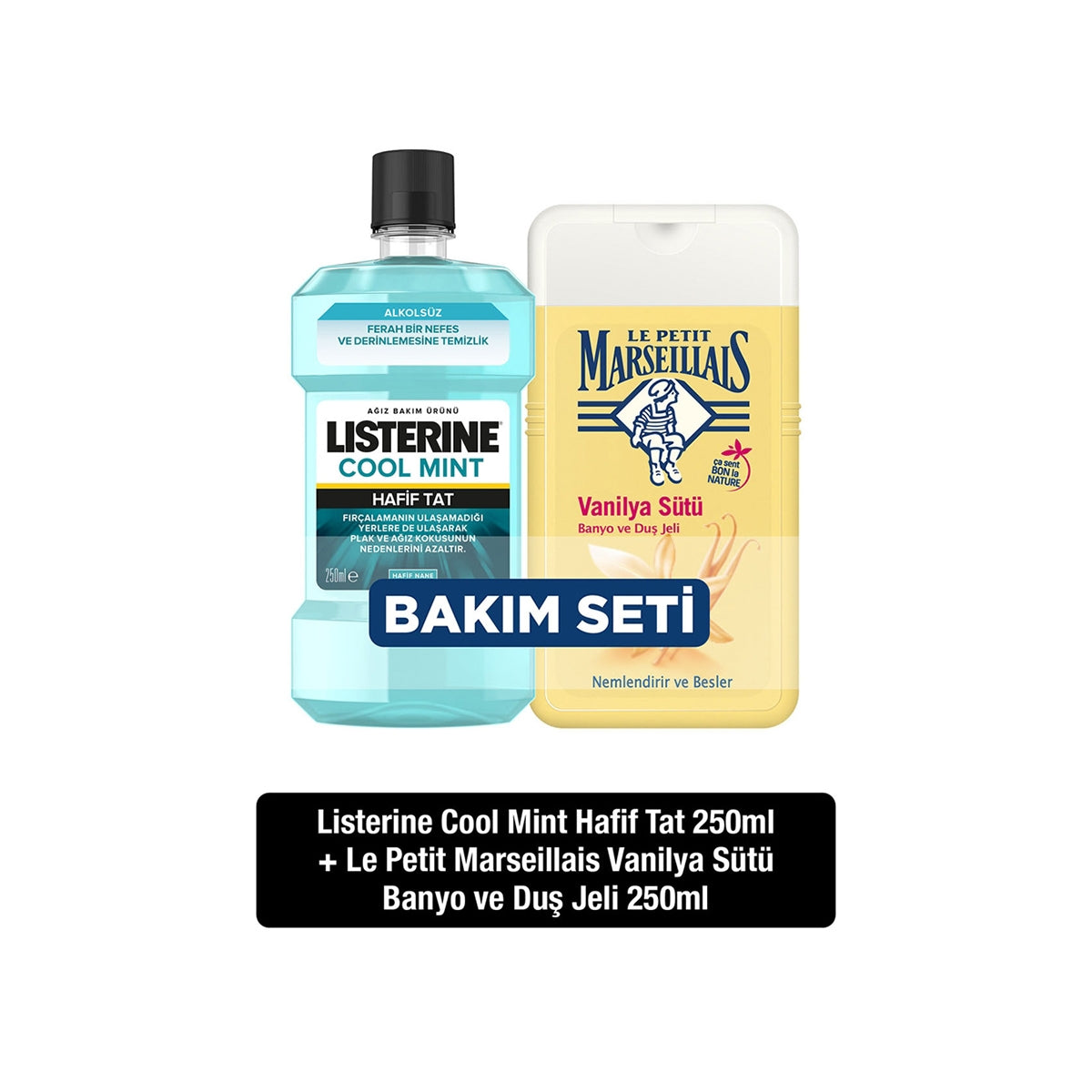 Cool Mint Ağız Suyu 250 ml+Duş Jeli Vanilya 250 ml Set