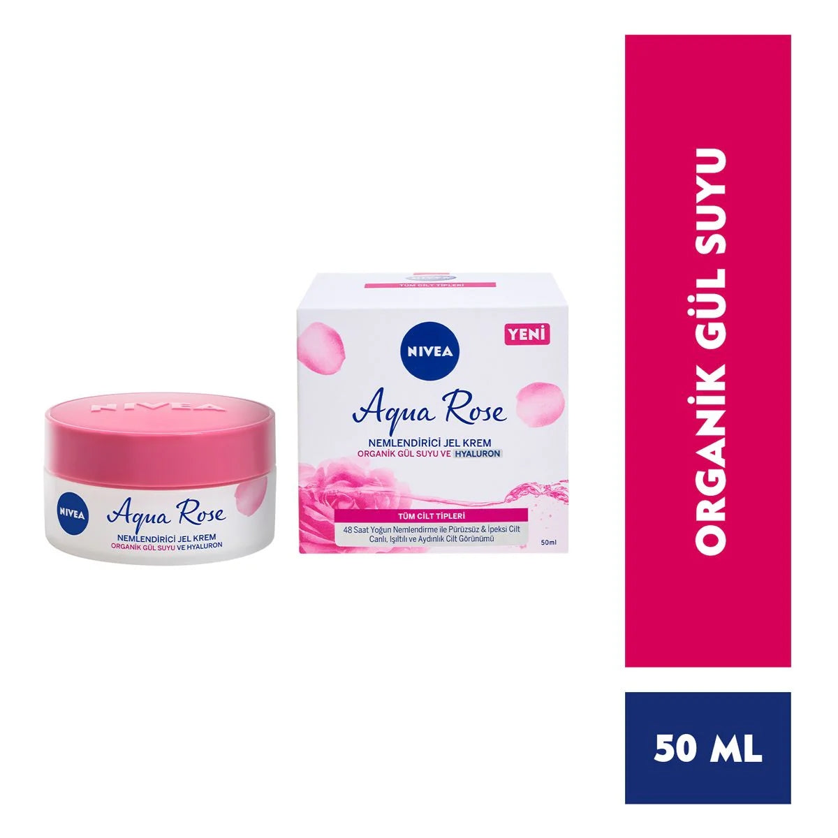 Aqua Rose Nemlendirici Jel Krem 50 ml