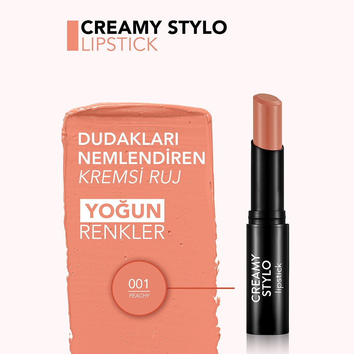 Creamy Stylo Peachy Ruj-001