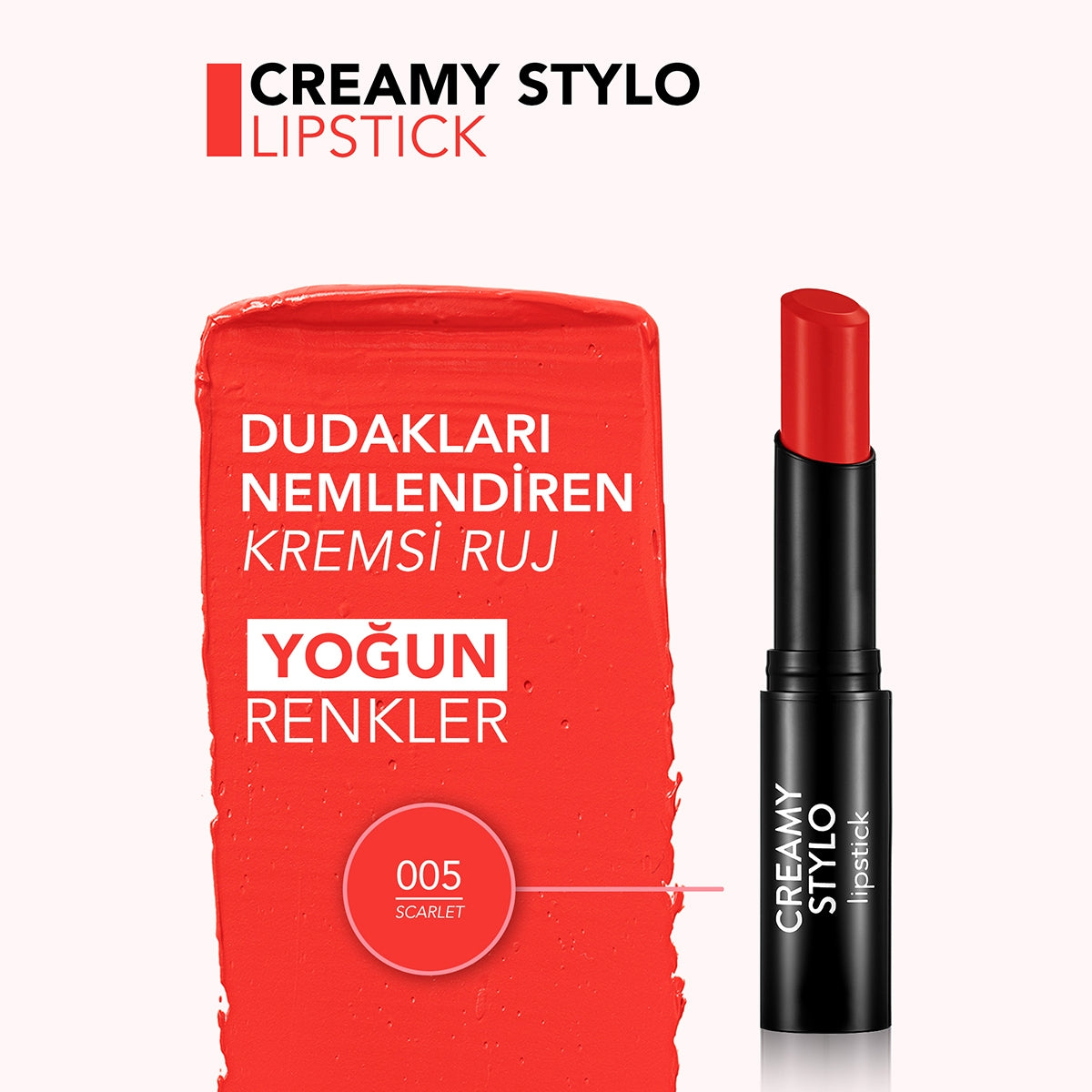 Creamy Stylo Scarlet Ruj-005