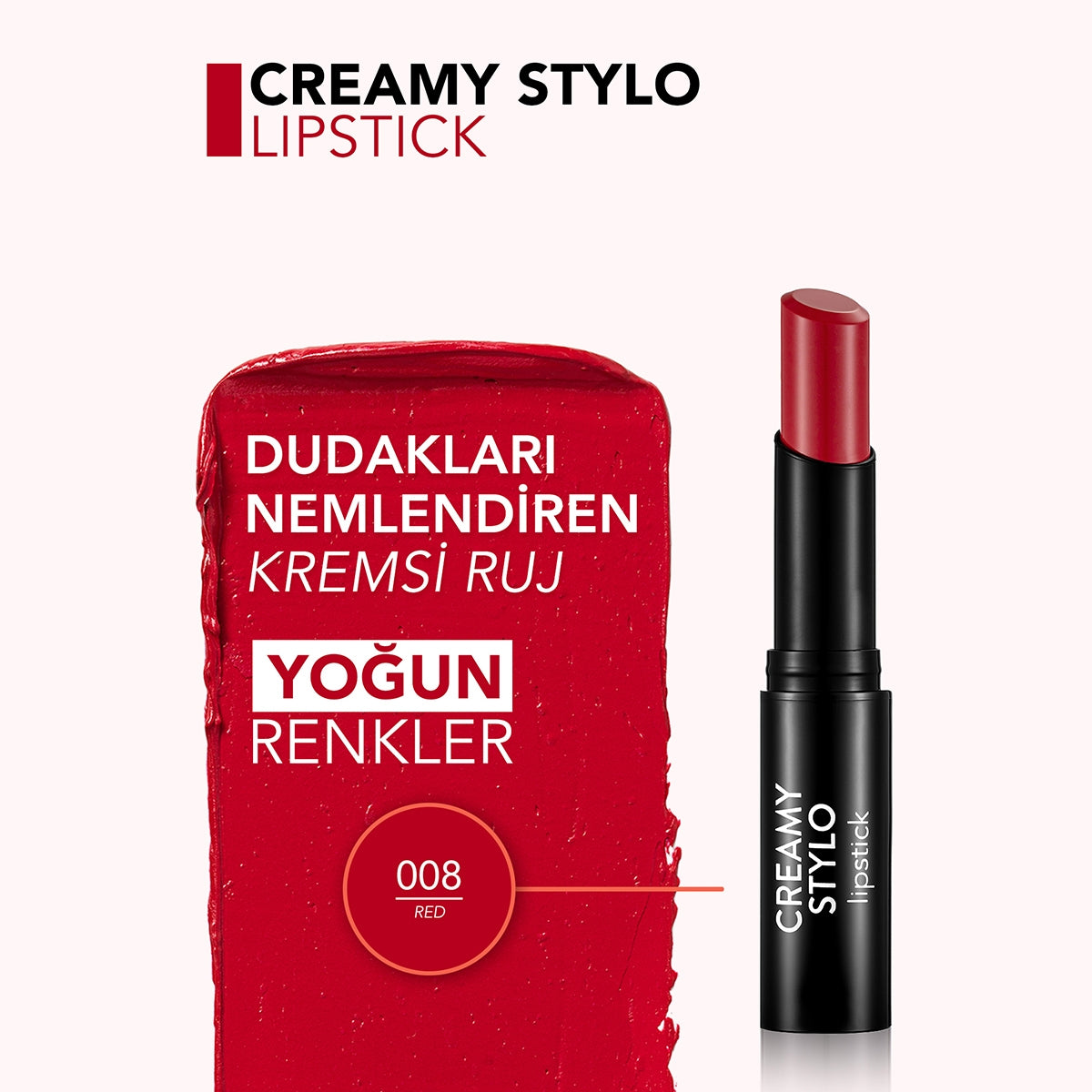 Creamy Stylo Red Ruj-008