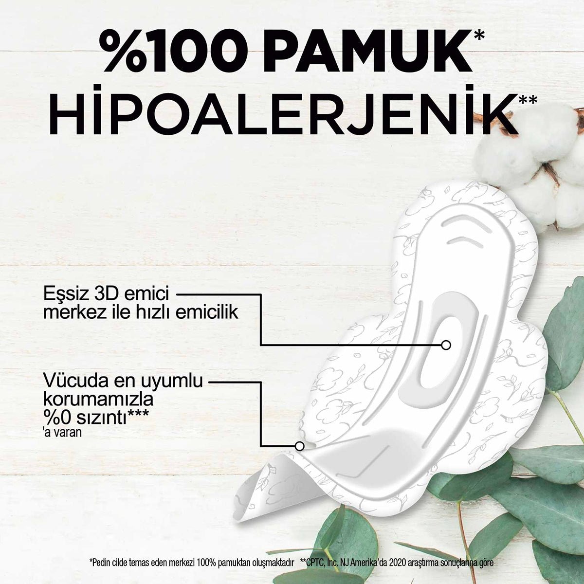 Hijyenik Ped Natural 20'li