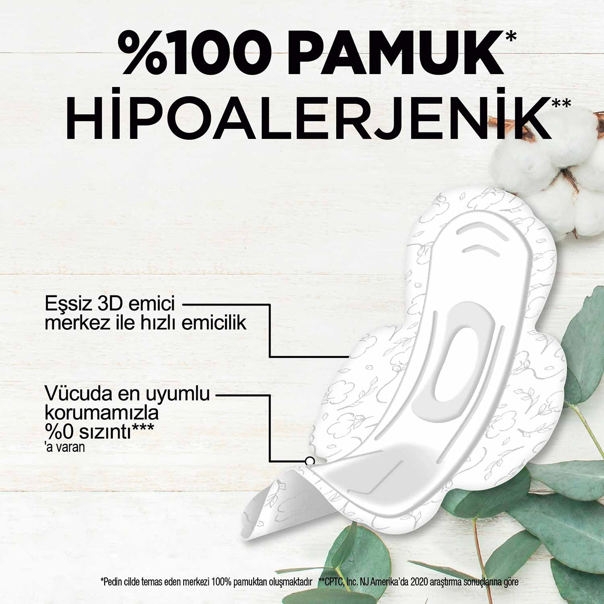 Hiyjenik Ped Natural Uzun 16'lı