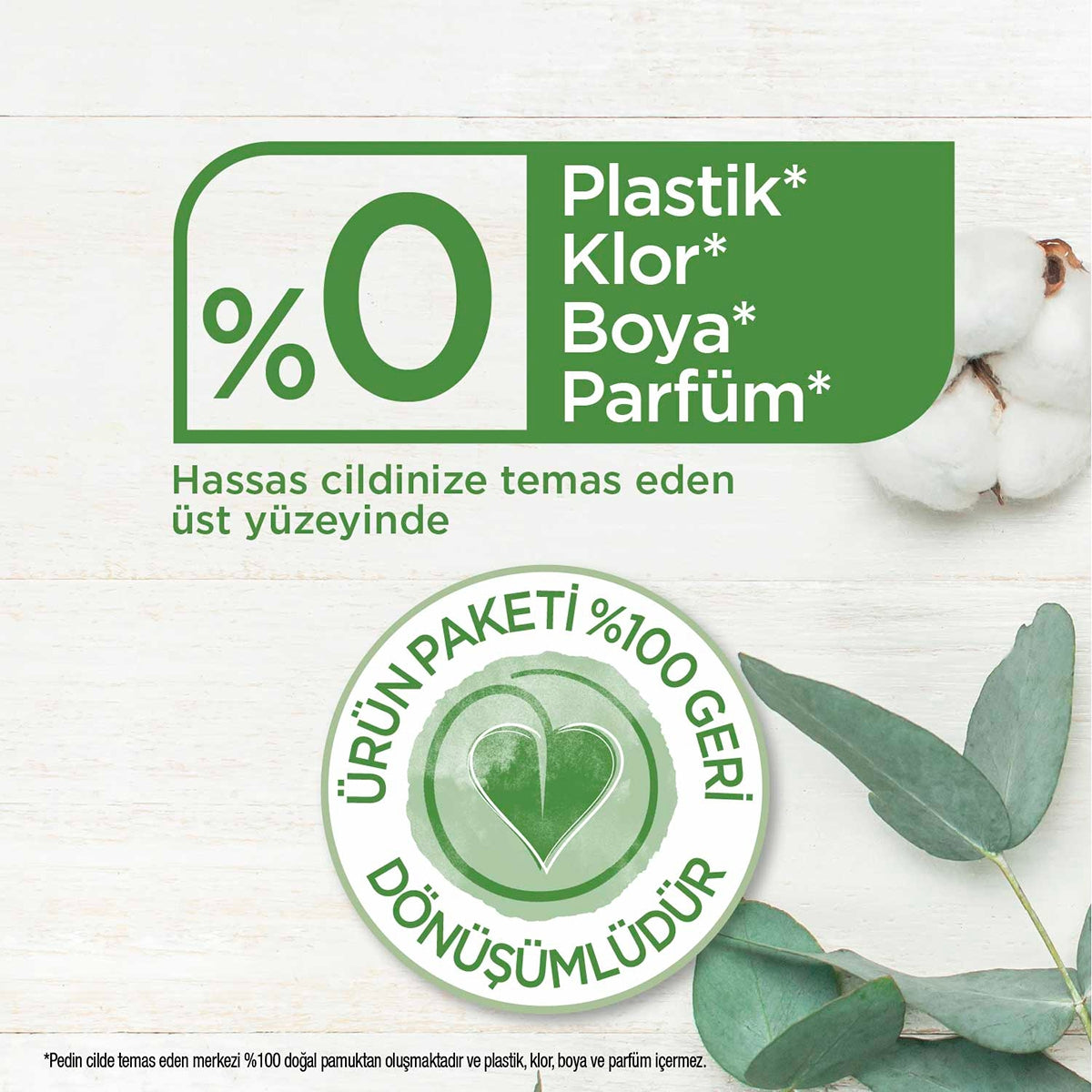 Hijyenik Ped Natural Gece 6'lı
